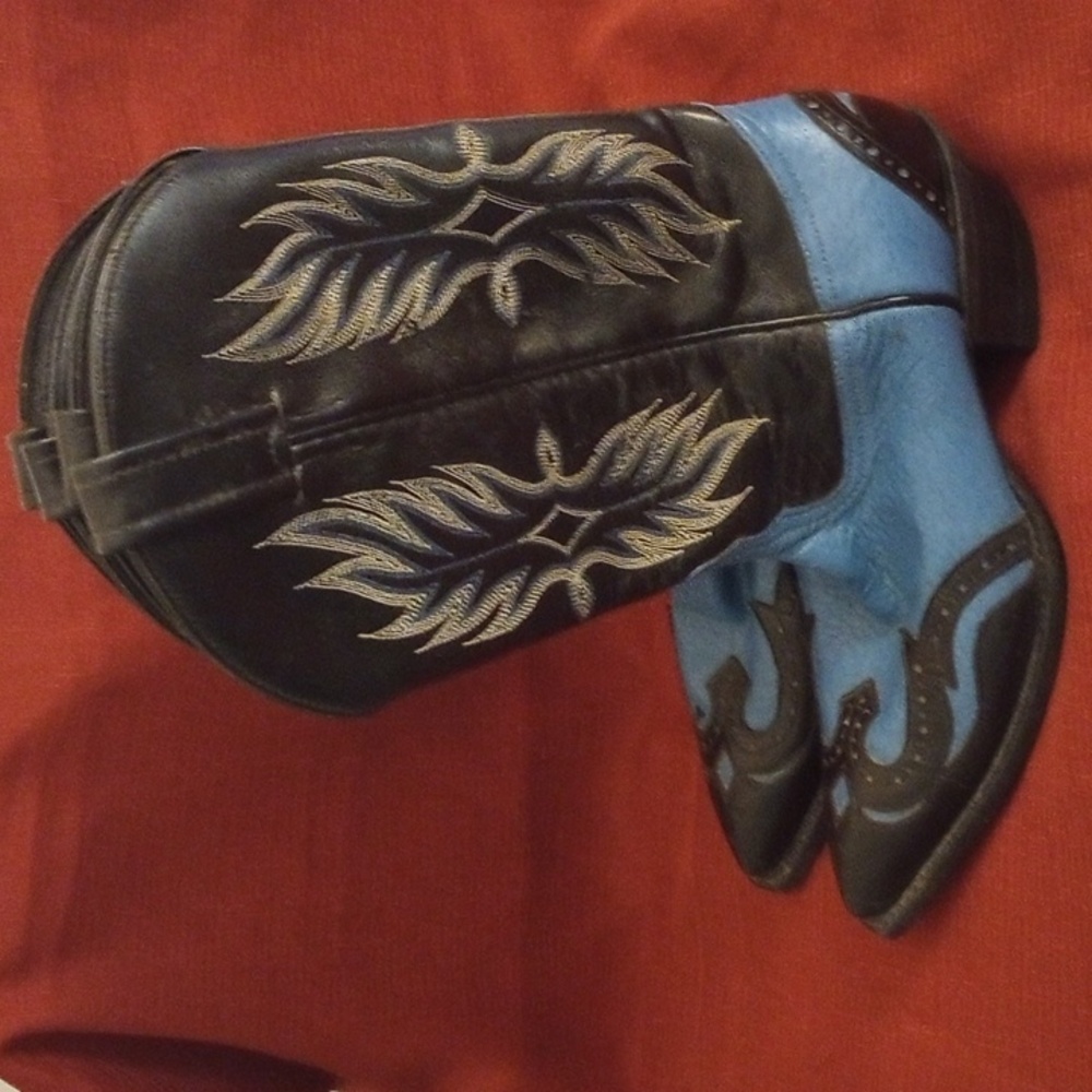 TONY LAMA women's snip toe WESTERN BOOTS Size 7.5M